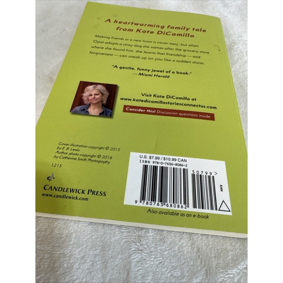 Because of Winn Dixie By Kate DiCamillo Childrens Middle‎ Grade Paperback Book - Picture 3 of 9